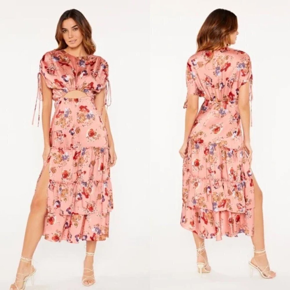 Cinq A Sept Martine Dress in Bare Rose Multi I Size 2 NWT - Picture 4 of 14